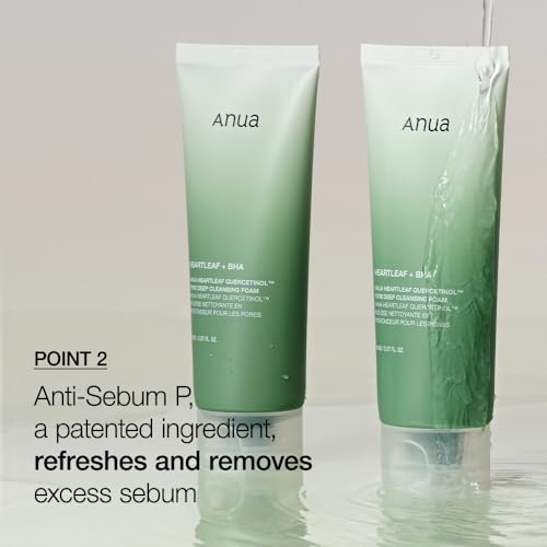 ANUA Heartleaf Quercetinol Pore Deep Cleansing Foam