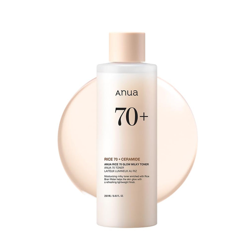 ANUA Rice 70 Glow Milky Toner, for Glass Skin